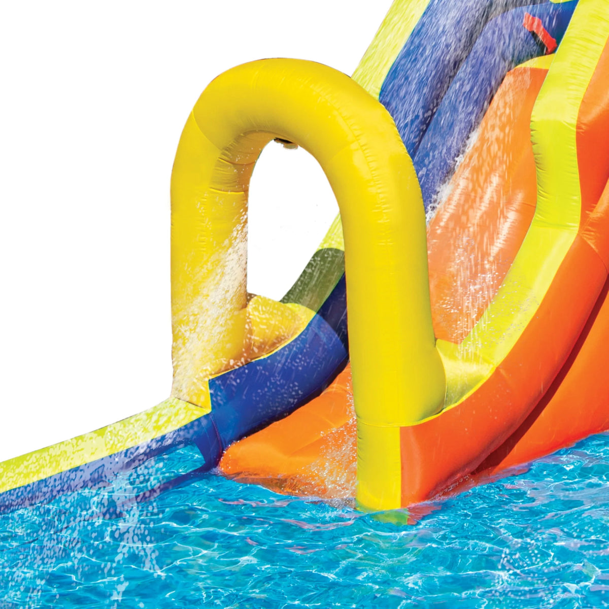 Inflatable Water Park Play Center with Water Slide & Climbing Wall M79593