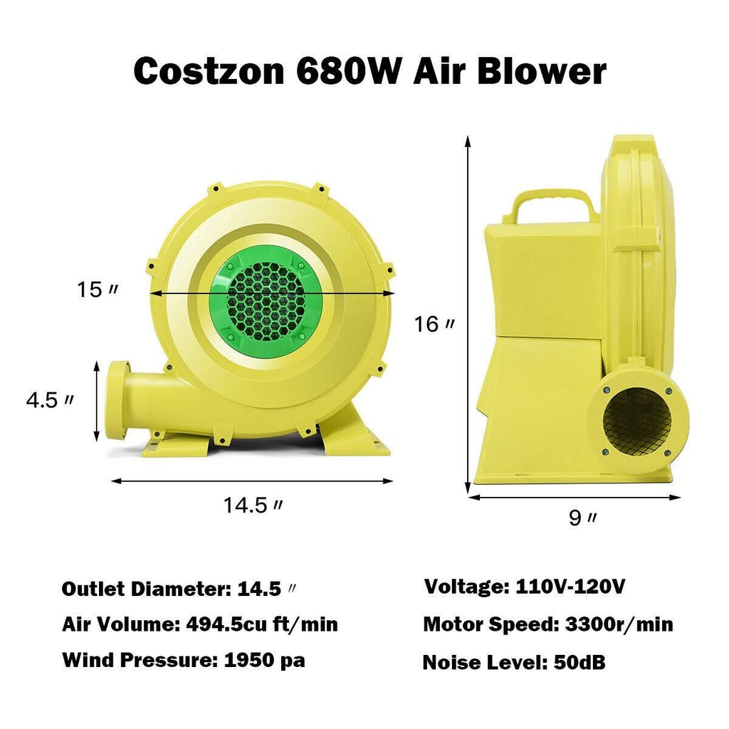 735 Watt 1.0HP Air Blower Pump Fan Z287