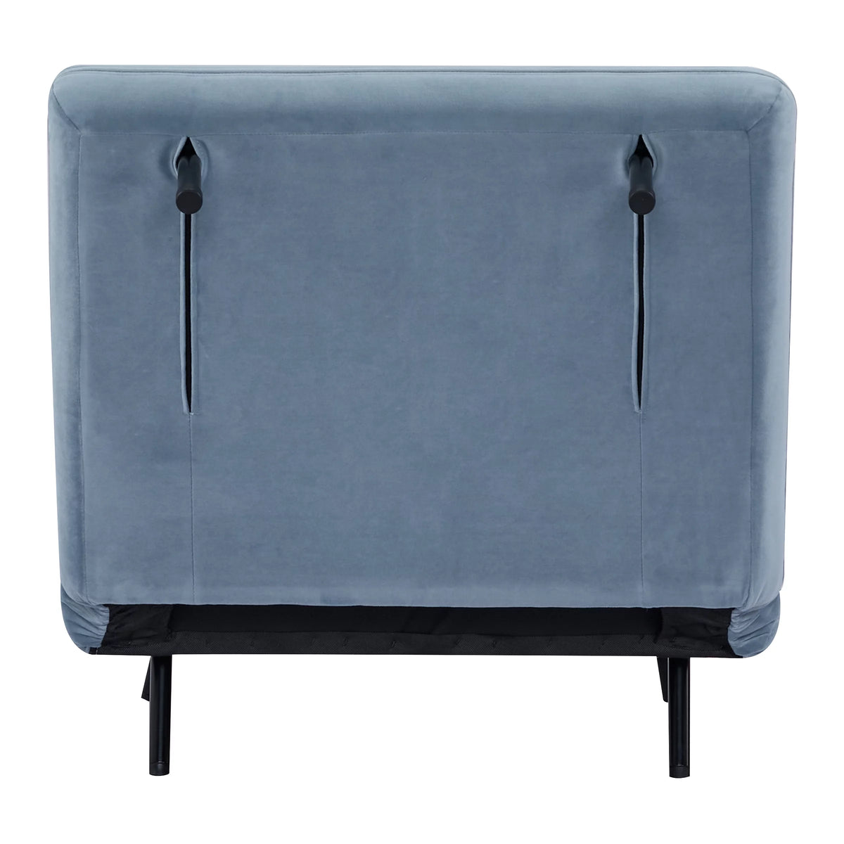 Velvet Blue Convertible Futon Chair Q98795