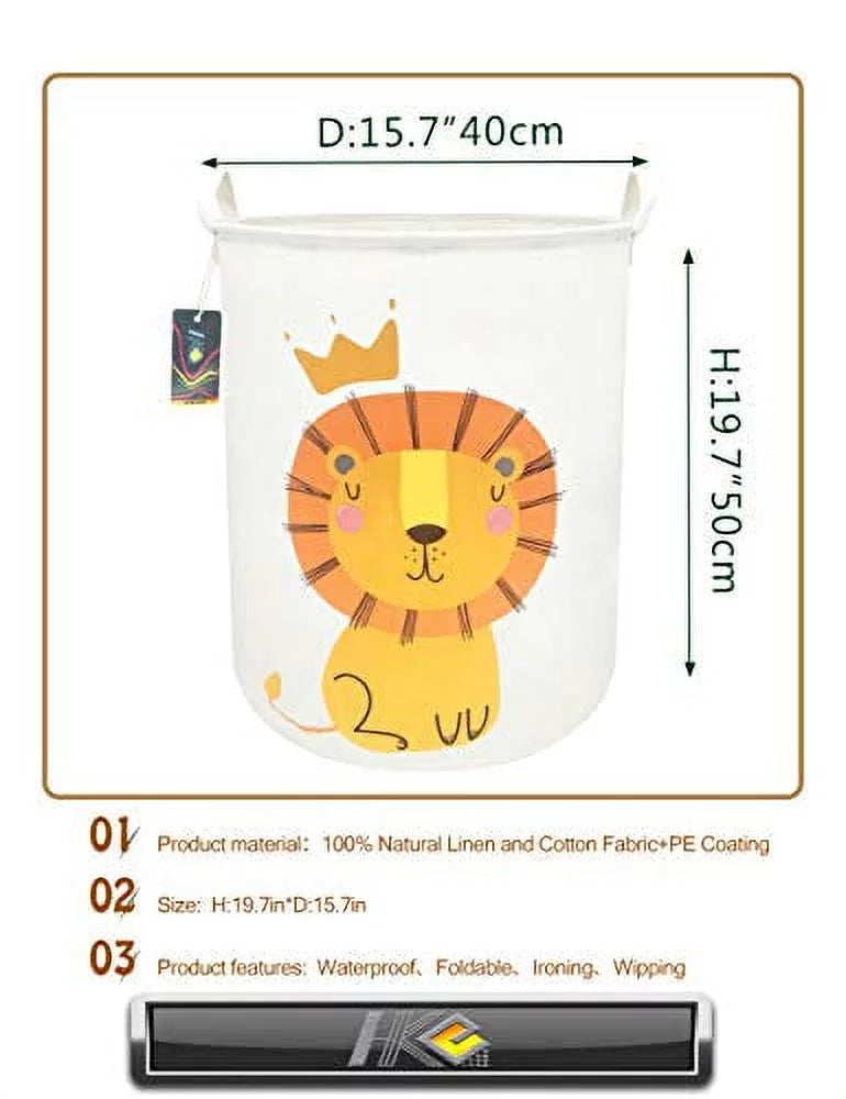 19.7" Waterproof Foldable Canvas Storage Bin M1724