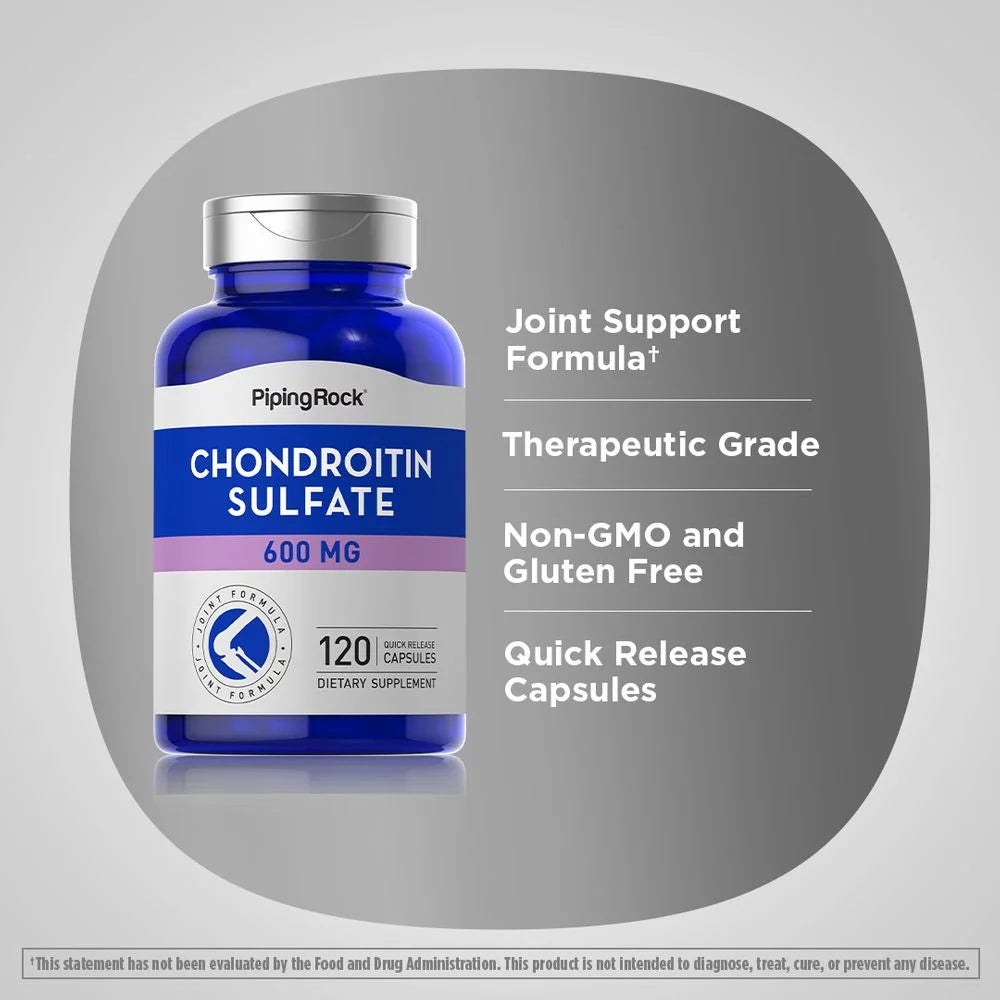 Chondroitin Sulfate 600 mg 120 Capsules N325
