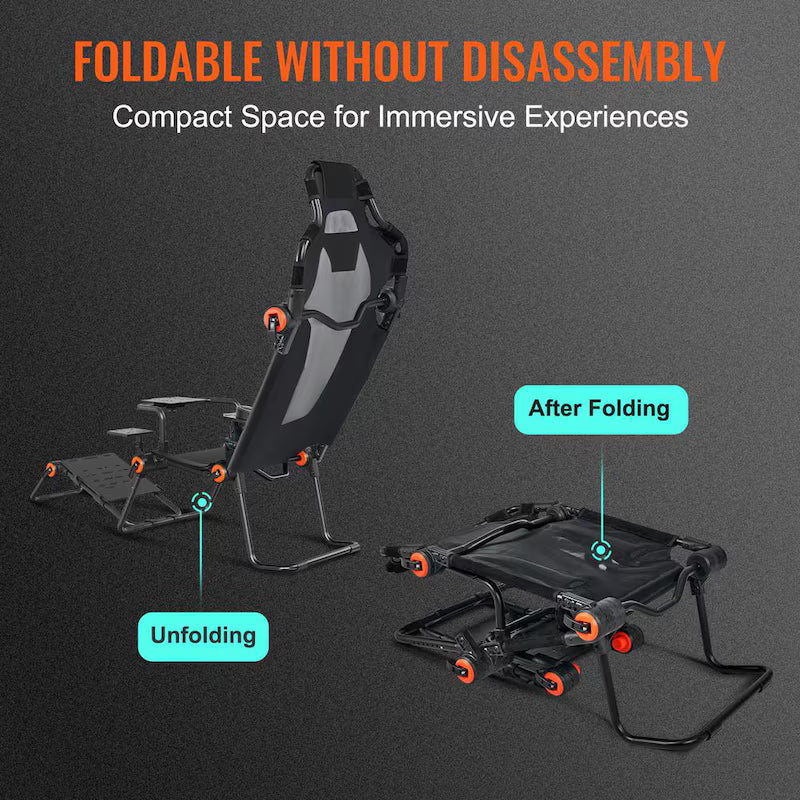 Foldable Carbon Steel Racing Wheel Stand Q759