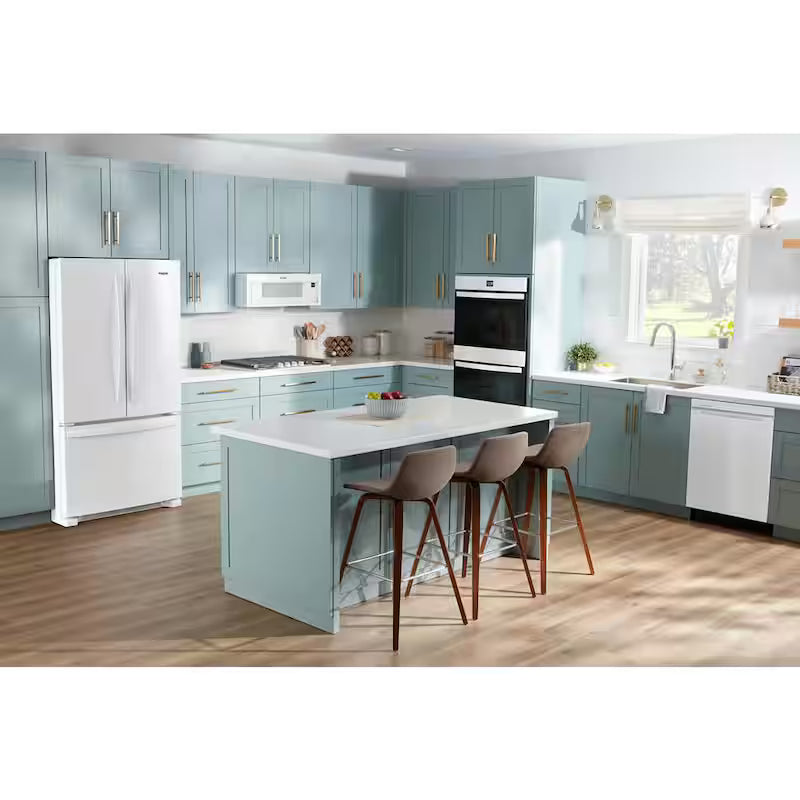 4-Burners Recessed Gas Cooktop in White Q3881