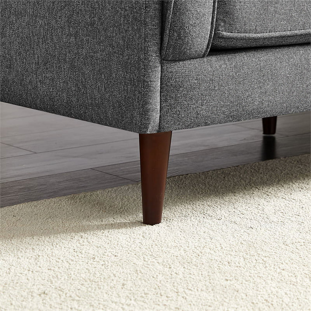 Dark Gray Fabric Corner Sofa J1771