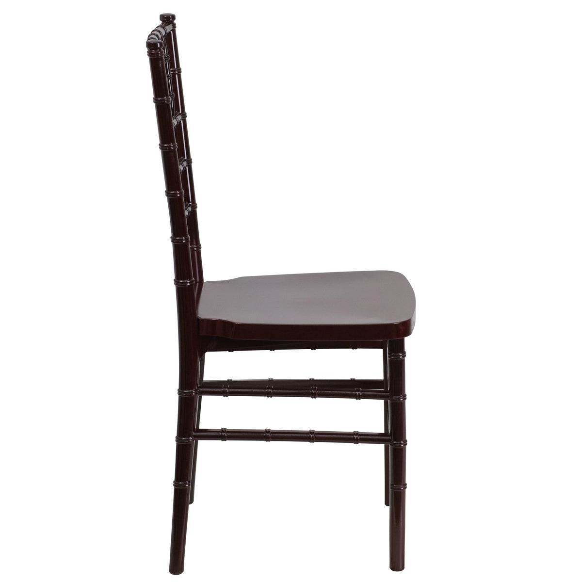 Mahogany Resin Stacking Chiavari Chair B68377