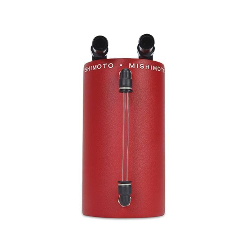 Large Aluminum Oil Catch Can Wrinkle Red A32767