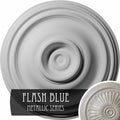 Hand-Painted Flash Blue Ceiling Medallion G6913