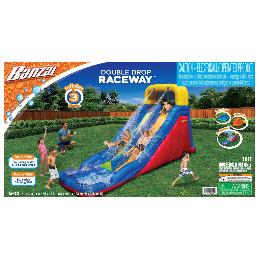 Inflatable Water Racing Slide with Climbing Wall K18653