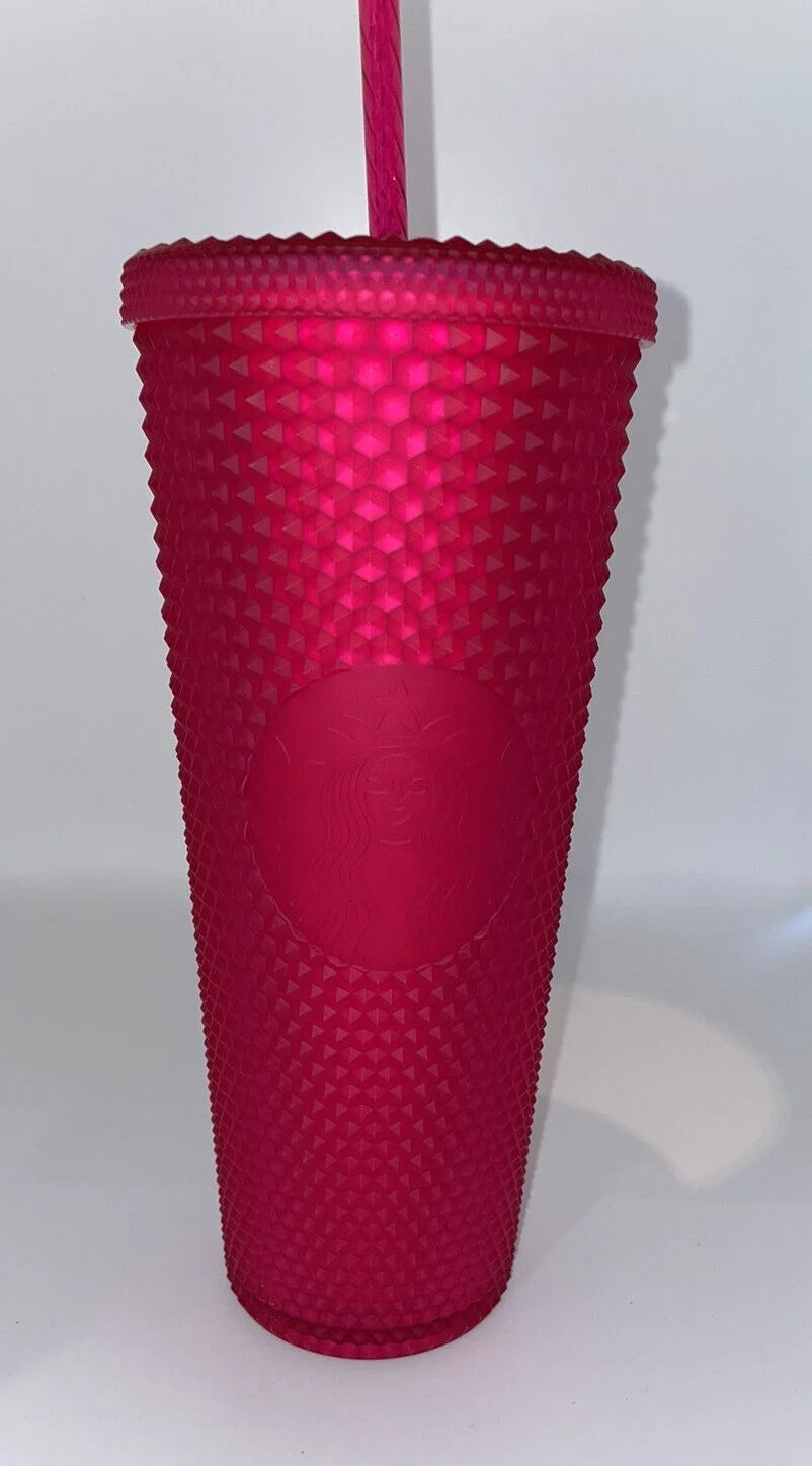 Matte Pink Studded Cold Cup 24oz V517433