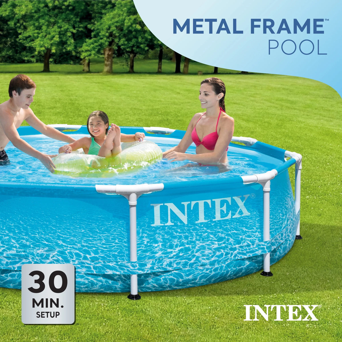 10' x 30 Above Ground Steel Frame Swimming Pool K3966