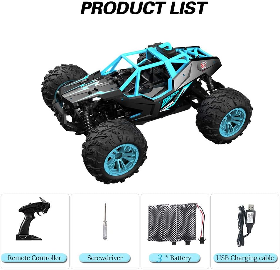 1:14 Scale 2.4Ghz 4WD High Speed Off Road RC Monster Truck Q10369