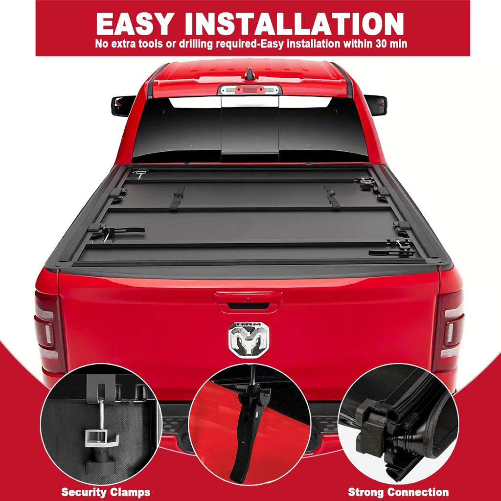 5.7ft Tri-fold Truck Bed Tonneau Cover I8782