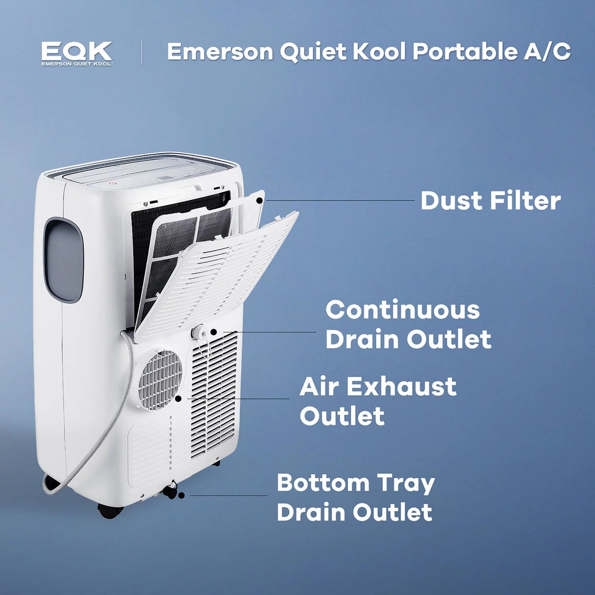 3 in 1 Portable Air Conditioner, Dehumidifier & Fan with Remote Control D67398
