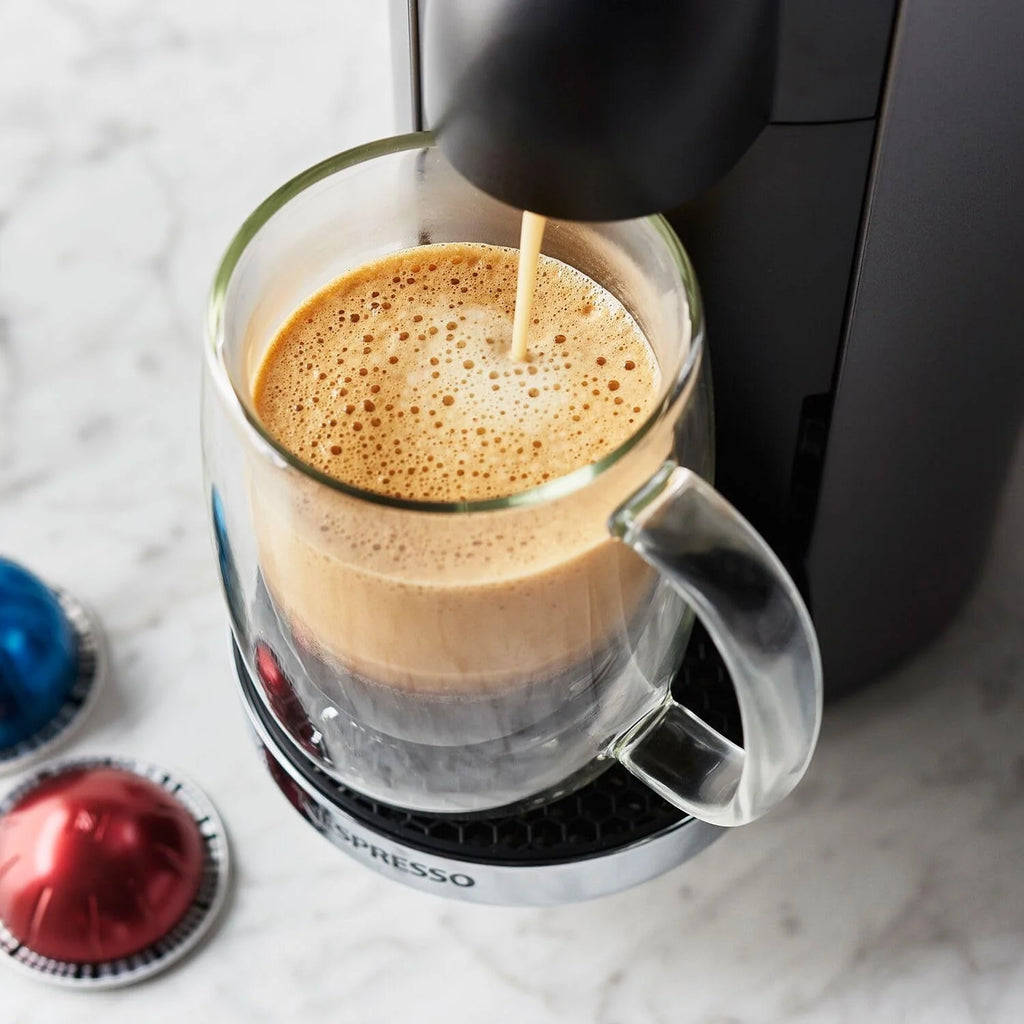 Black Matte Coffee and Espresso Machine D90585