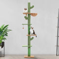 Cactus Cat Tree Floor to Ceiling Cat Tower with Adjustable Height Z846