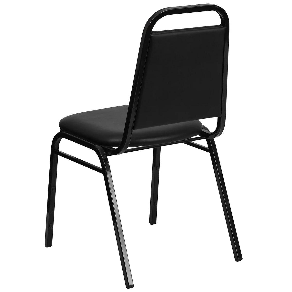 4 Pack Black Vinyl Stacking Banquet Chair T6729