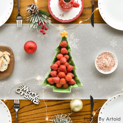 Red Snowman Winter Table Runner 13x72 Inch Y664
