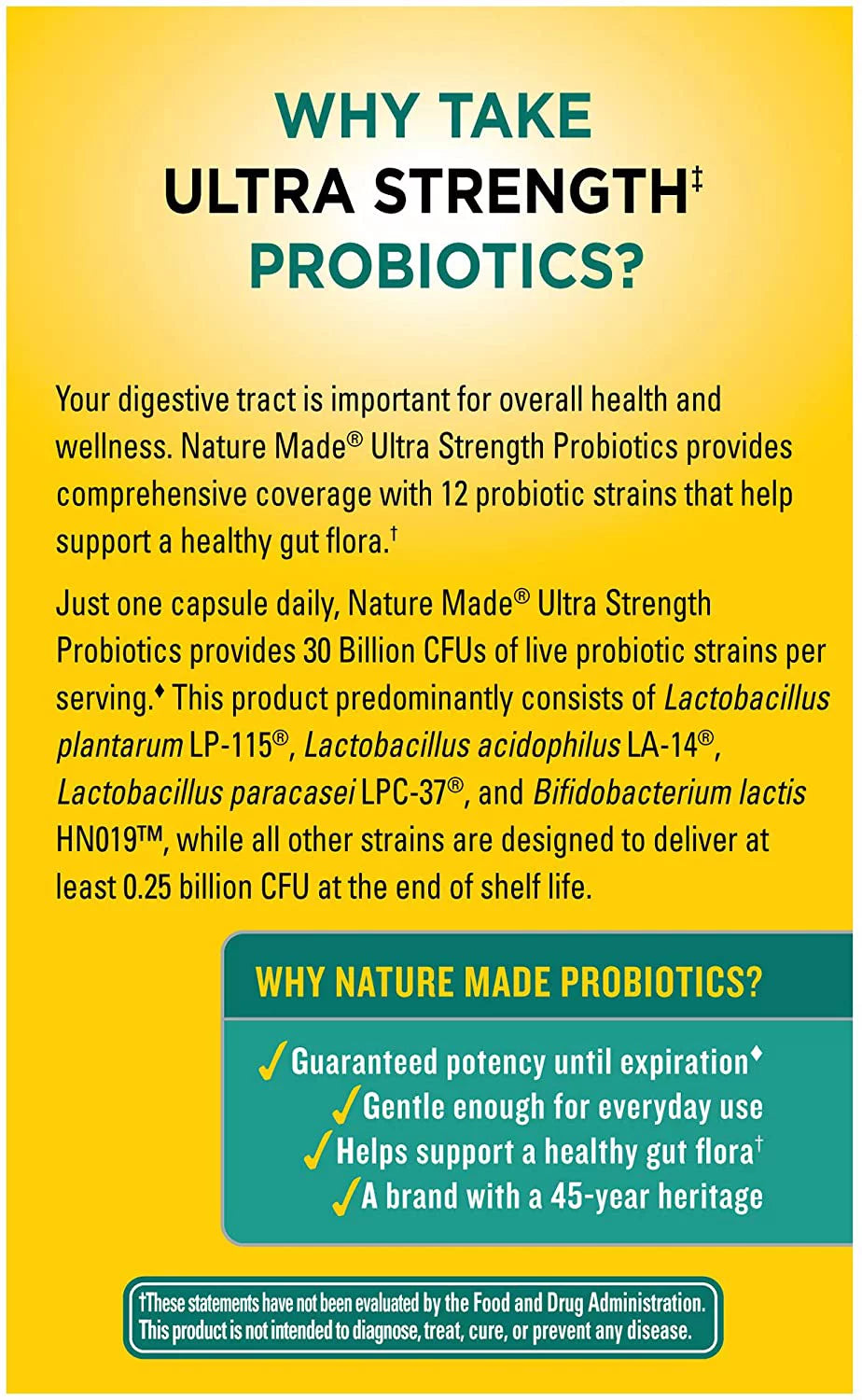 Ultra Strength Probiotic Capsules Pack of 6 T835
