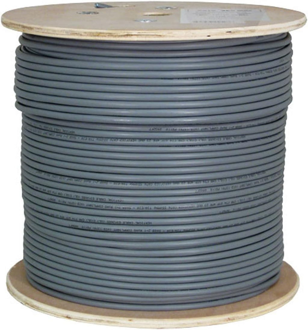 Cat6A UTP 23AWG Solid Bare Copper PVC 1000ft Blue Ethernet Cable U821996