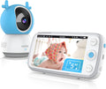 Baby Monitor with Camera and Audio, 720P HD Display, Night Vision, 2-Way Audio D58858