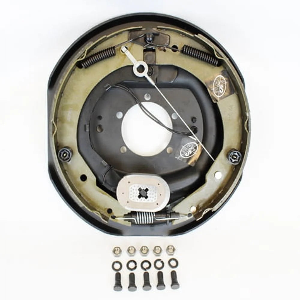 Pair of 12" Self-Adjusting Electric Trailer Brake Assemblies with Hardware W51958