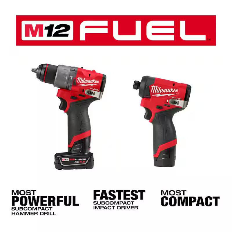 12-Volt Brushless Cordless Hammer Drill & Impact Driver Combo Kit (2-Tool) with Bit Set (45-Piece) K38904