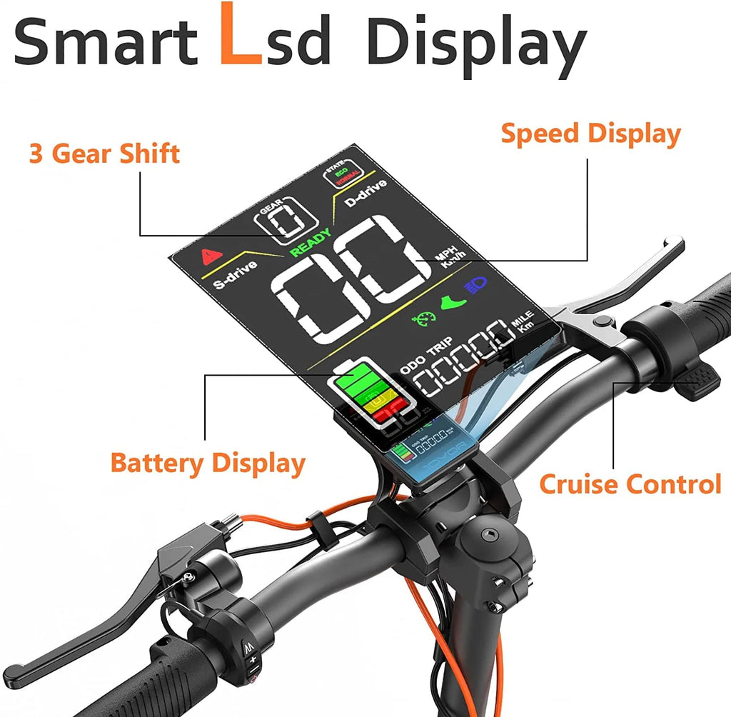 Dual Motor Electric Scooter, 2000W Up to 37 MPH & 50 Miles Ranges, 10 Off-Road Tires G750287