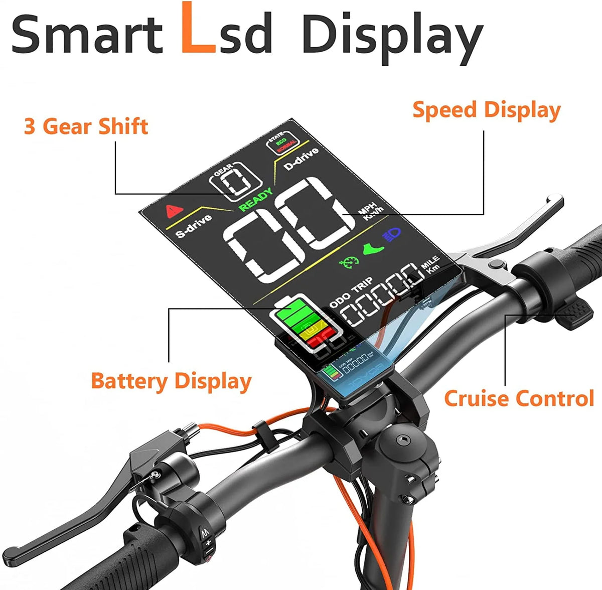 Dual Motor Electric Scooter, 2000W Up to 37 MPH & 50 Miles Ranges, 10 Off-Road Tires G750287