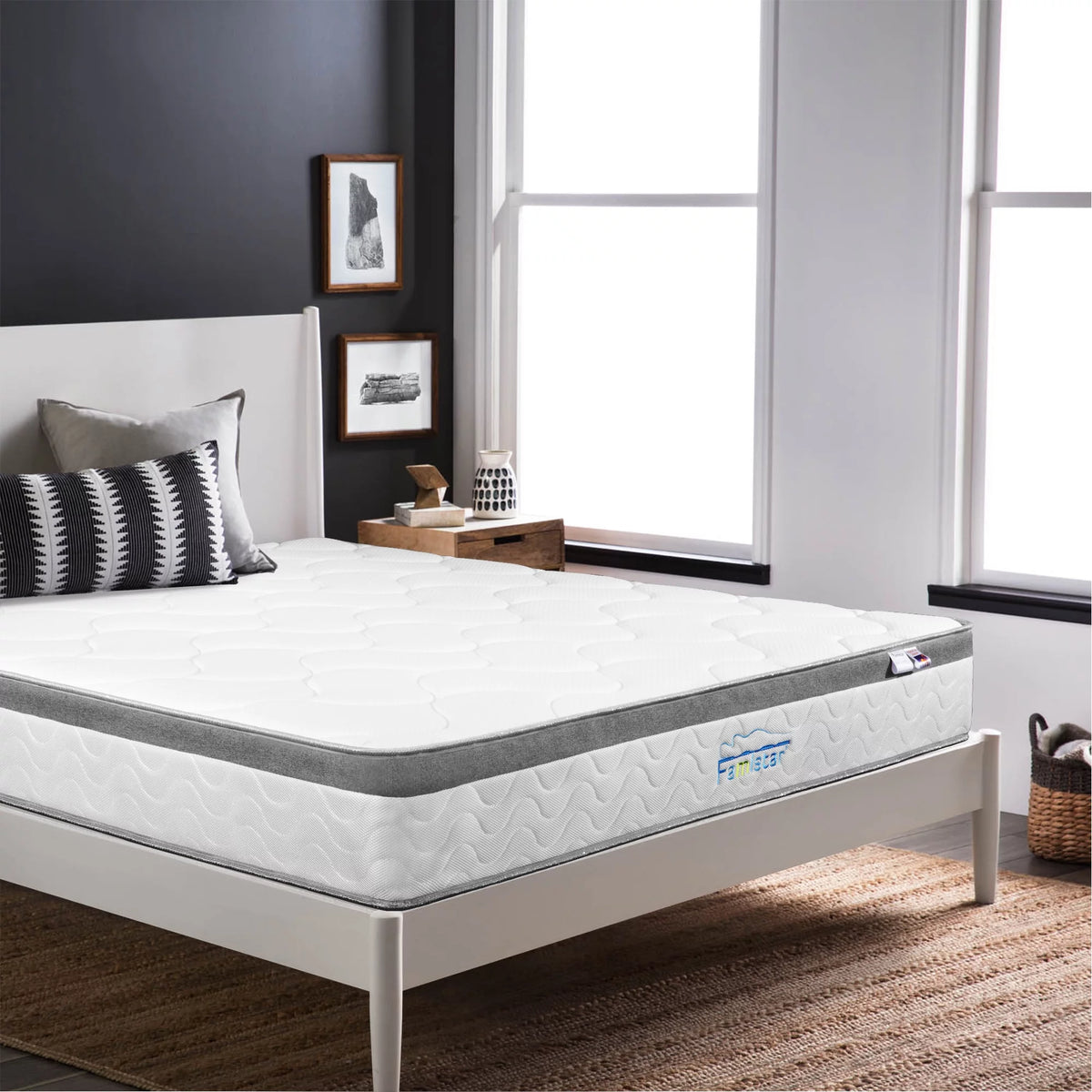 Queen Size 13 Inch Memory Foam Innerspring Hybrid Mattress F588