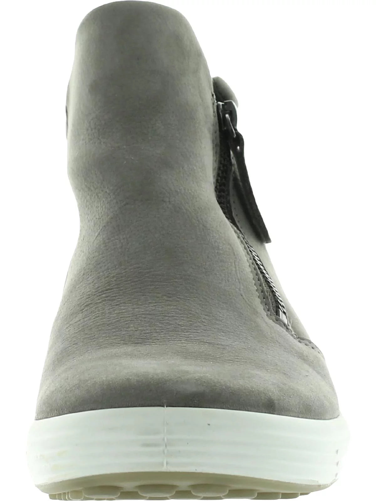 Leather Zipper Casual Sneakers L2714