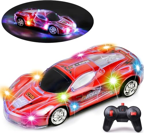 2-Pack Remote Control Sports Cars with LED Flashing Lights V817405