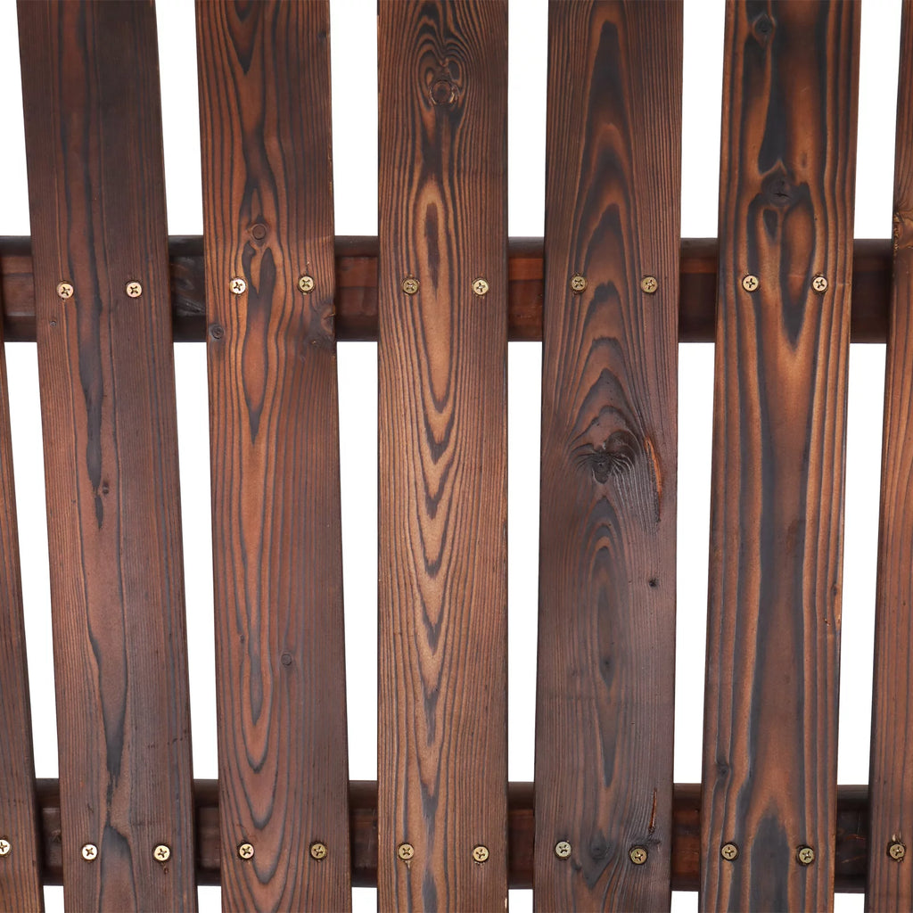 6.5’ Solid Wood Outdoor Loveseat Garden Swing P506