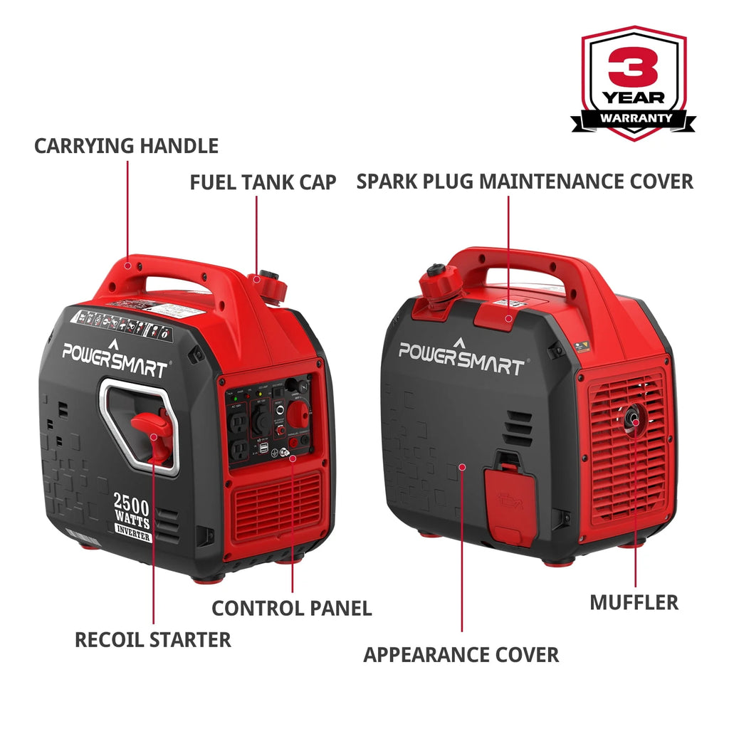 2500W Portable Inverter Gas Generator H188