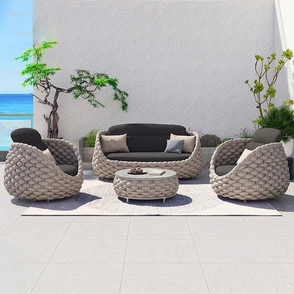 Rattan Chair with Backrest L344871