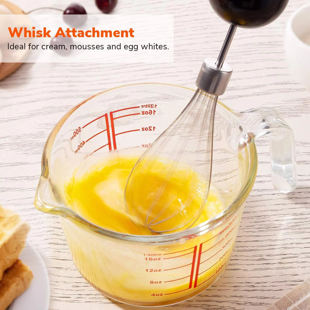 500 Watt 8 Speed Stainless Steel Immersion Blender J644
