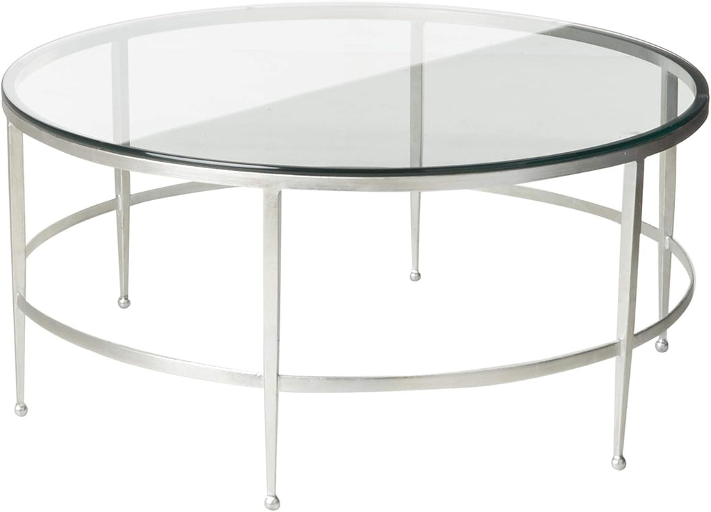 Antique Gold Glass Cocktail Table C798154