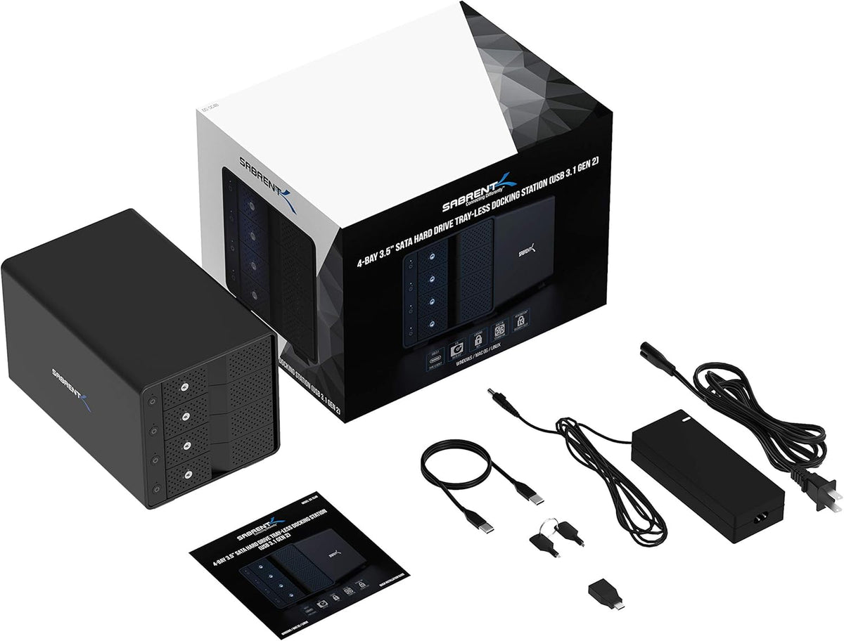 USB 3.0 to SATA Dual Bay External Hard Drive Docking Station B8802