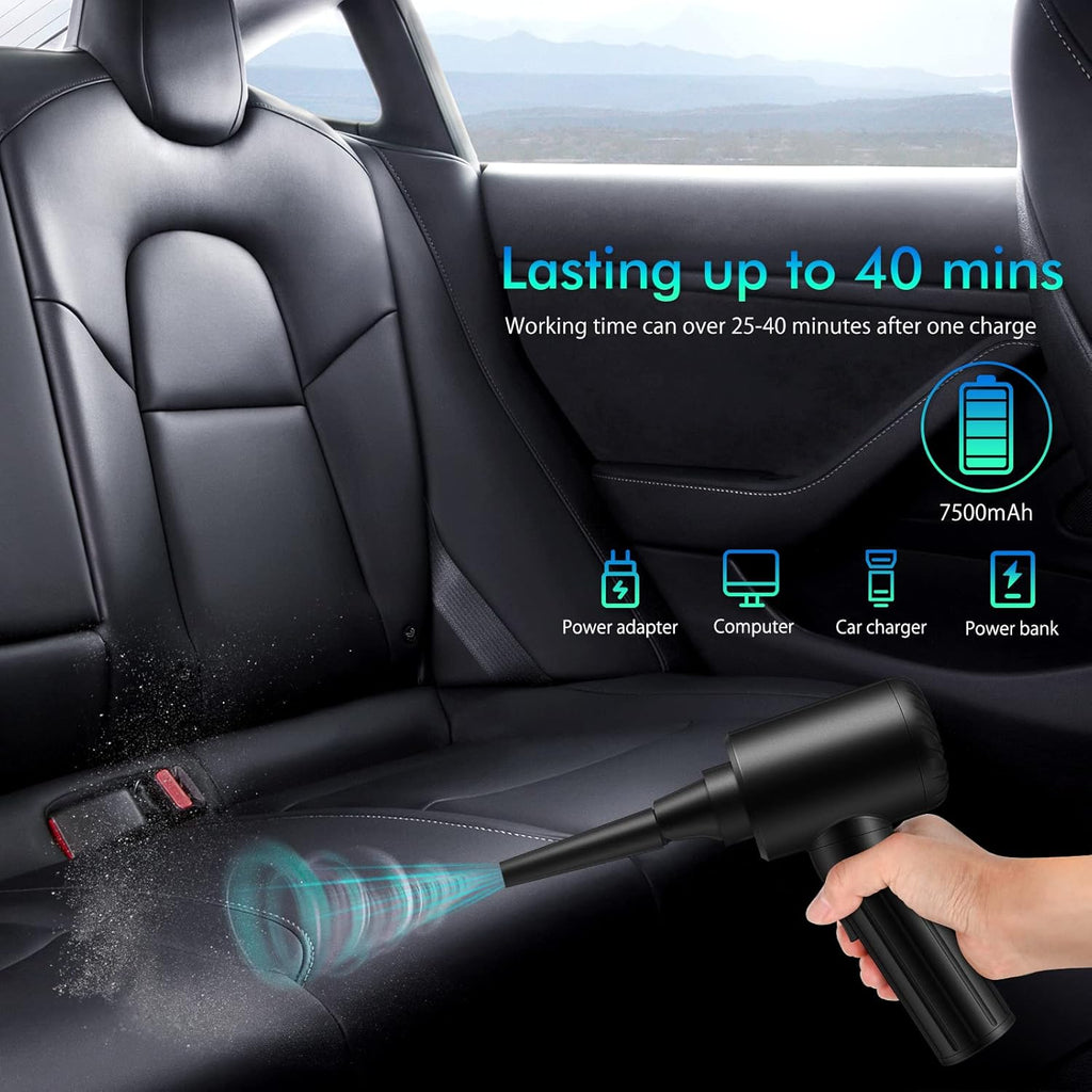 Cordless Electric Air Duster 90000 RPM Rechargeable A347574