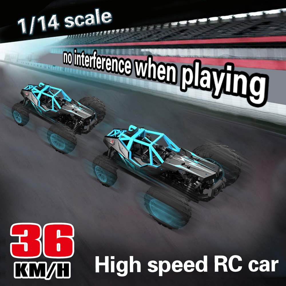 1:14 Scale 2.4Ghz 4WD High Speed Off Road RC Monster Truck Q10369