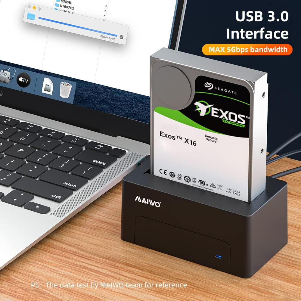 SAS to USB 3.0 Hard Drive Docking Station for 2.5 3.5 inch W18602