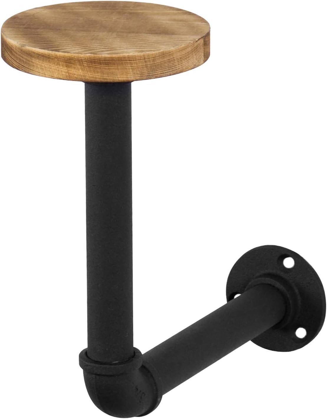 Rustic Brown Wood Hat Rack for Wall Z69504