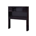 Twin Espresso Bookcase Headboard P38455
