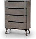 Oak Wood 4-Drawer Chest V671935