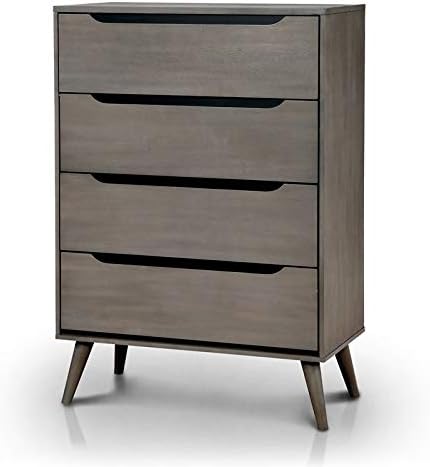 Oak Wood 4-Drawer Chest V671935