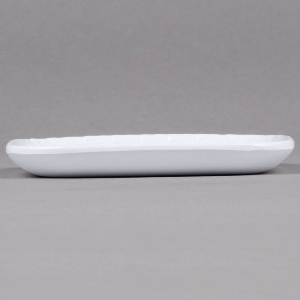 White Square Melamine Plate P826