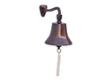 Antique Copper Hanging Ships Bell R577