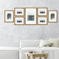 7 Piece Picture Frame Set Gold M3124