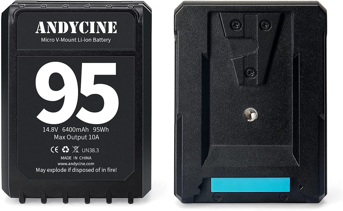 Mini V-Mount Battery 95Wh 10A Dual D-Tap USB-A Output Z265