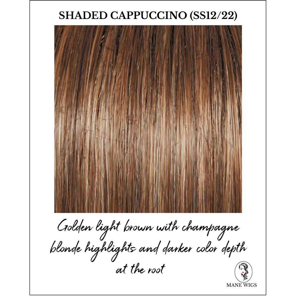 Shaded Cappuccino Wig X856