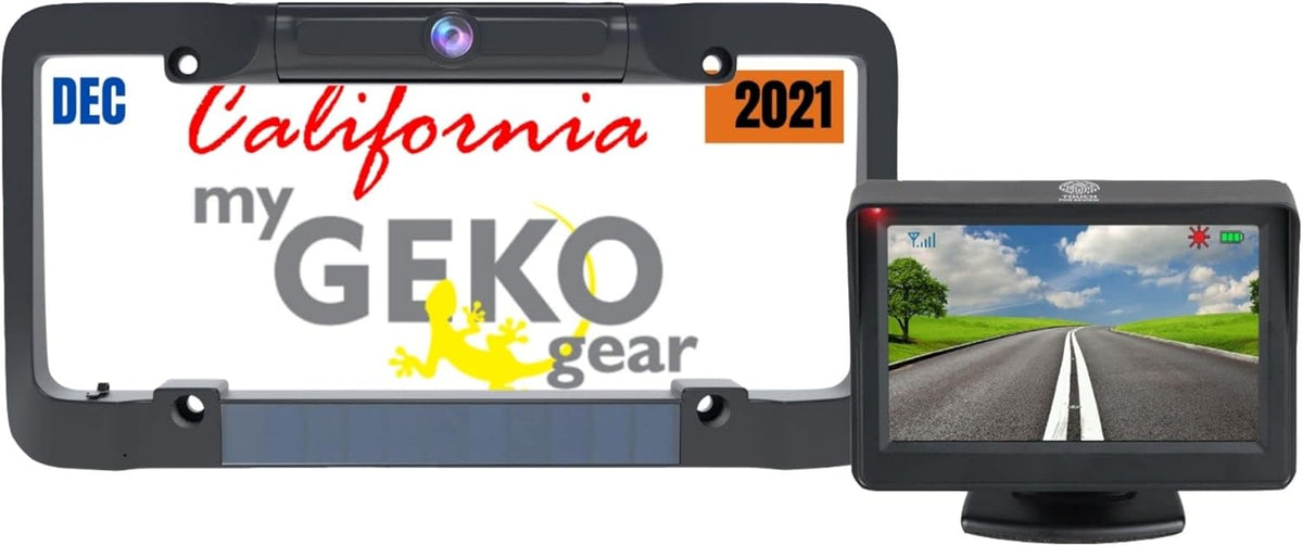 Solar Powered Wireless Backup Camera with 4.3 Monitor Z194
